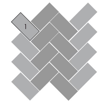 Плитка тротуарная ArtStein Прямоугольник серый, Нейтив 1.П6 100*200*60мм