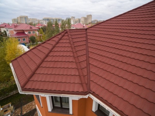 Композитная черепица Лист Luxard Classiс бордо